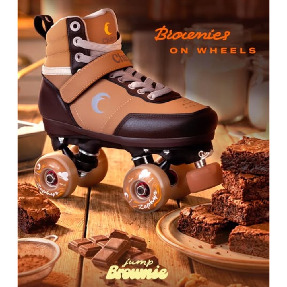 Chaya Jump Brownie Sneaker Roller Skates Brown Tan - Lucky Skates 
