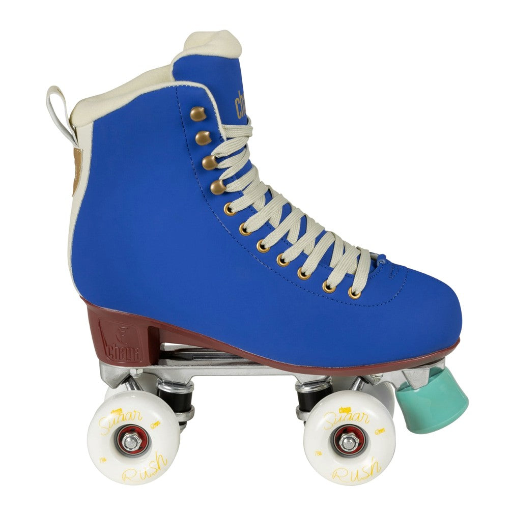 Chaya Melrose Deluxe Cobalt High Top Retro Roller Skates Blue - Lucky Skates