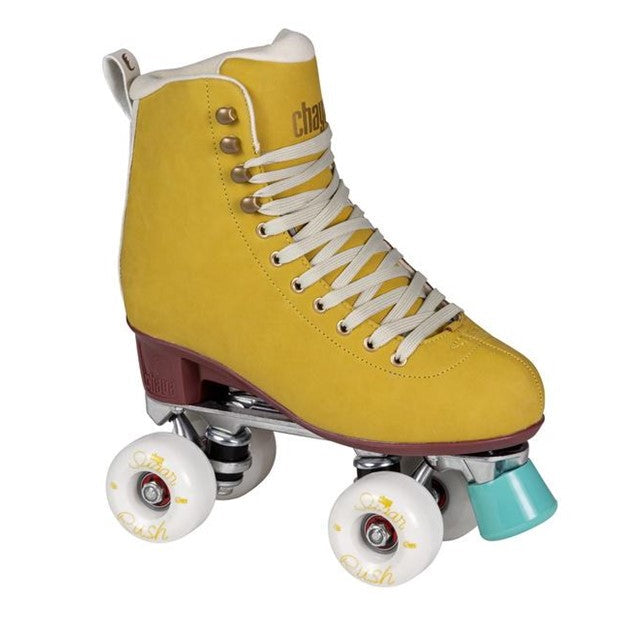 Chaya Melrose Deluxe Amber Roller Skates Mustard Yellow - Lucky Skates