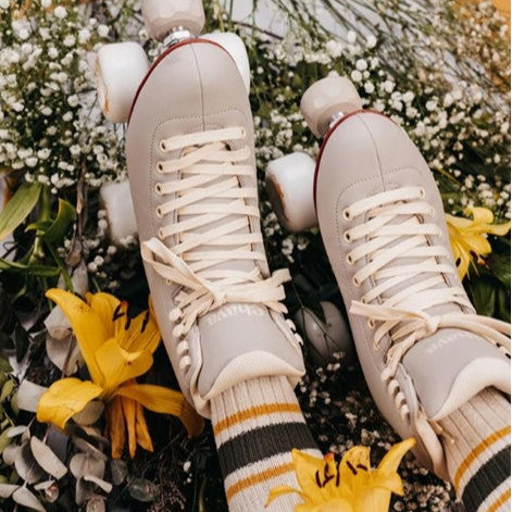 Chaya Melrose Deluxe Latte Roller Skates Beige - Lucky Skates