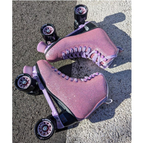 Chaya Melrose Glitter Roller Skates Pink - Lucky Skates
