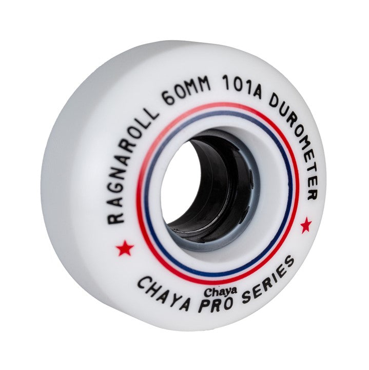 Chaya Ragnaroll Pro Roller Skate Park Wheels White 60mm 101A - Lucky Skates