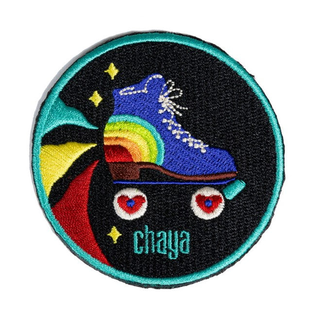 Chaya Iron On Roller Skate Patches - Lucky Skates