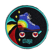 Chaya Iron On Roller Skate Patches - Lucky Skates