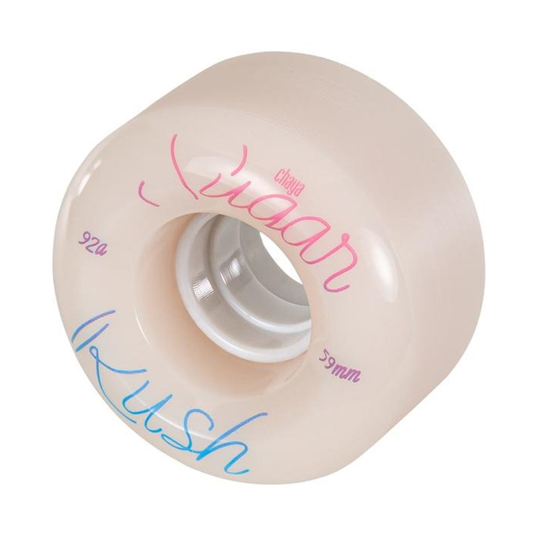 Chaya Sugar Rush Indoor Roller Skate Wheels Cream 59mm 92A - Lucky Skates