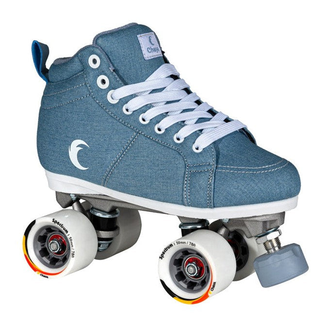 Chaya Vintage Denim Blue Roller Skates - Lucky Skates