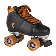 Chaya Vintage Mocha Roller Skates Black Brown Sneaker Stle Brown Black Outdoor Wheels - Lucky Skates