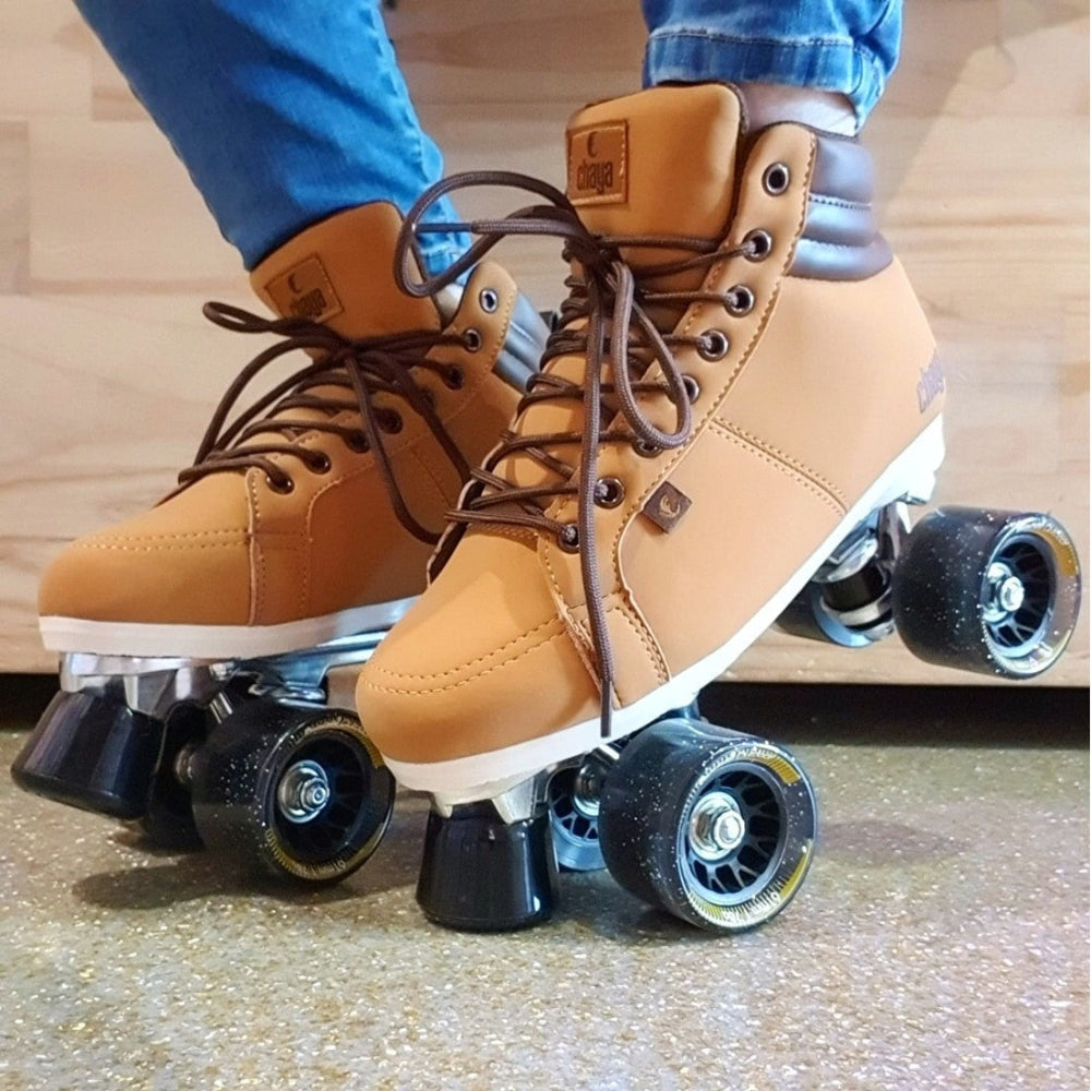 Chaya Vintage Voyager Roller Skates Brown Sneaker - Lucky Skates