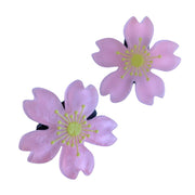 Roller Skate Cherry Blossom Clips - 2 pack - Lucky Skates 