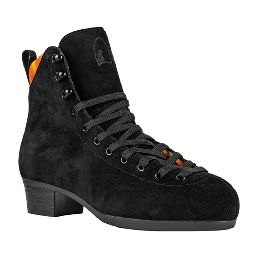 Chuffed Skate Boots Pro De La Casa Black Suede - Lucky Skates