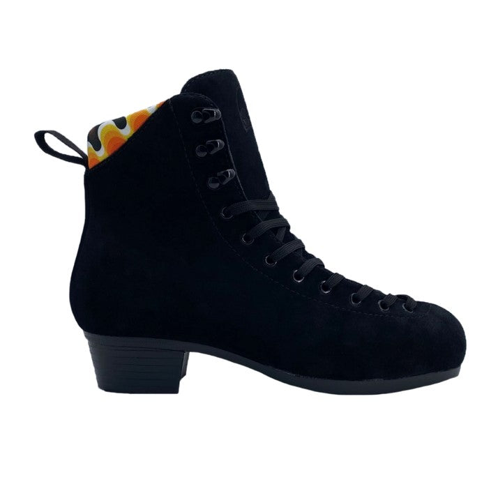 Chuffed Skate Boots Pro De La Casa Black Suede - Lucky Skates