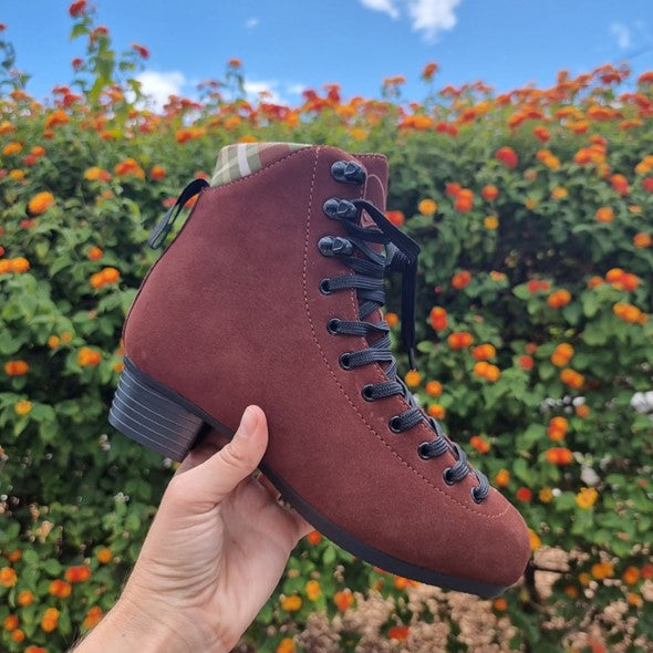 Chuffed Skate Leather Suede Boots Pro Jade Hannah Brown - Lucky Skates