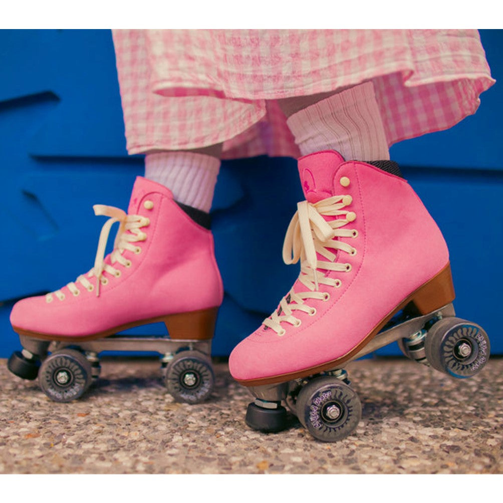 Chuffed Wanderer Vegan Pink Roller Skates - Pre Order