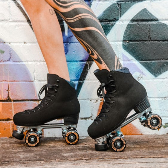 Chuffed Roller Skates Wanderer Vegan Black - Lucky Skates