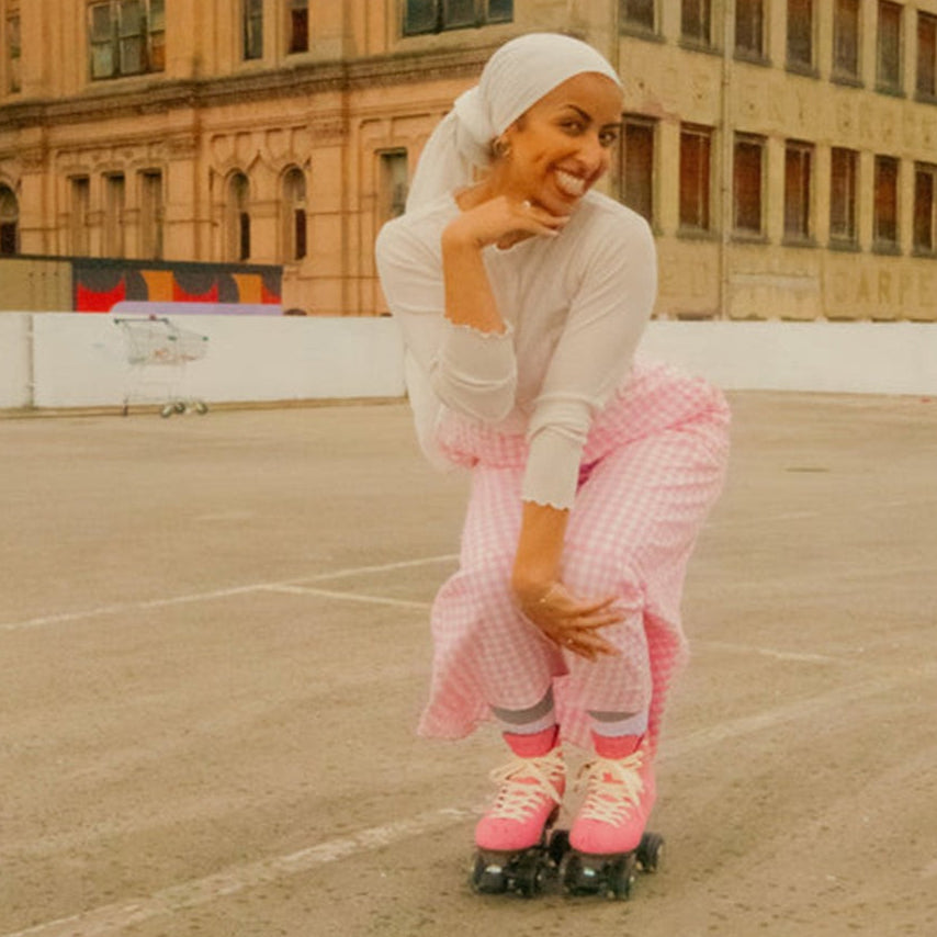Chuffed Roller Skates Wanderer Vegan Pink - Lucky Skates
