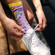 Threadheads Cosmic Shiba Crew Socks - Lucky Skates