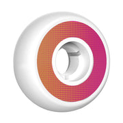 Dead Team Aggressive Inline Skate Wheels White Pink Orange 58mm 95a - Lucky Skates