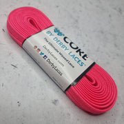 neon pink shoe laces 