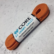 Derby Laces Core Waxed Laces 72" (183cm) Orange - Lucky Skates