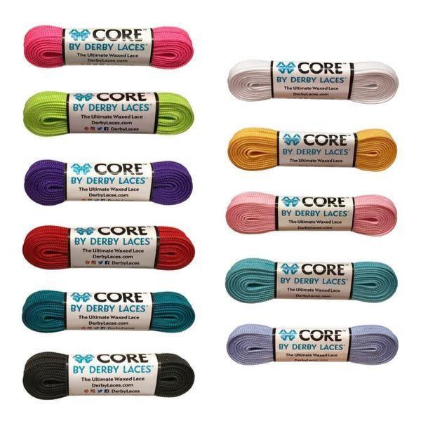 Derby Laces Core Waxed Laces 96" (244cm) - Lucky Skates