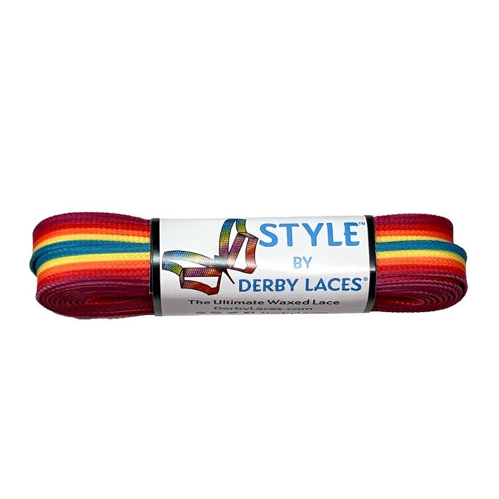 Derby Laces Style Rainbow Laces 72" (183cm)