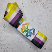 Derby Laces Roller Skate Strap NB Pride Strap Purple Yellow - Lucky Skates