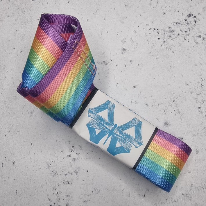 Derby Laces Roller Skate Strap Pastel Rainbow - Lucky Skates