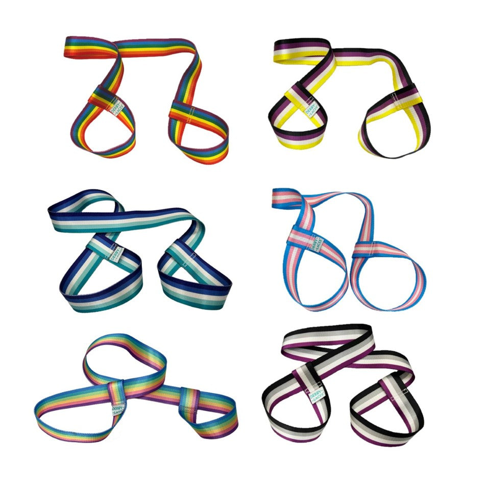 Derby Laces Roller Skate Strap Pride- Lucky Skates