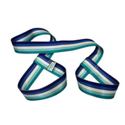 Derby Laces Quad Roller Skate Strap Pride MLM Blue Green - Lucky Skates