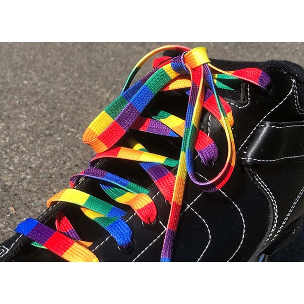 Derby Laces Style Pride Laces 72" (183cm) - Lucky Skates