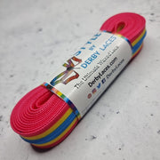 Derby Laces Style Pride Laces 72" (183cm) - Lucky Skates