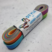 Derby Laces Style Rainbow Laces 72" (183cm) - Lucky Skates