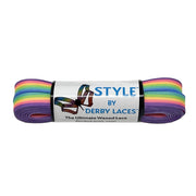 Derby Laces Style Rainbow Laces 72" (183cm) - Lucky Skates