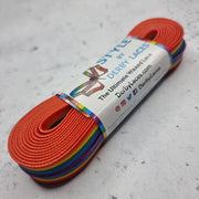 Derby Laces Style Rainbow Laces 72" (183cm) - Lucky Skates