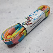 Derby Laces Style Rainbow Laces 72" (183cm) - Lucky Skates