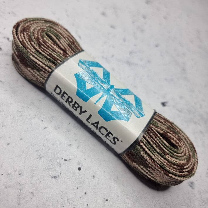 Derby Laces Waxed Laces 108" (274cm) - Lucky Skates