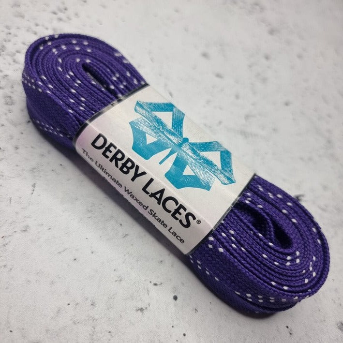 Derby Laces Waxed Laces 108" (274cm) - Lucky Skates