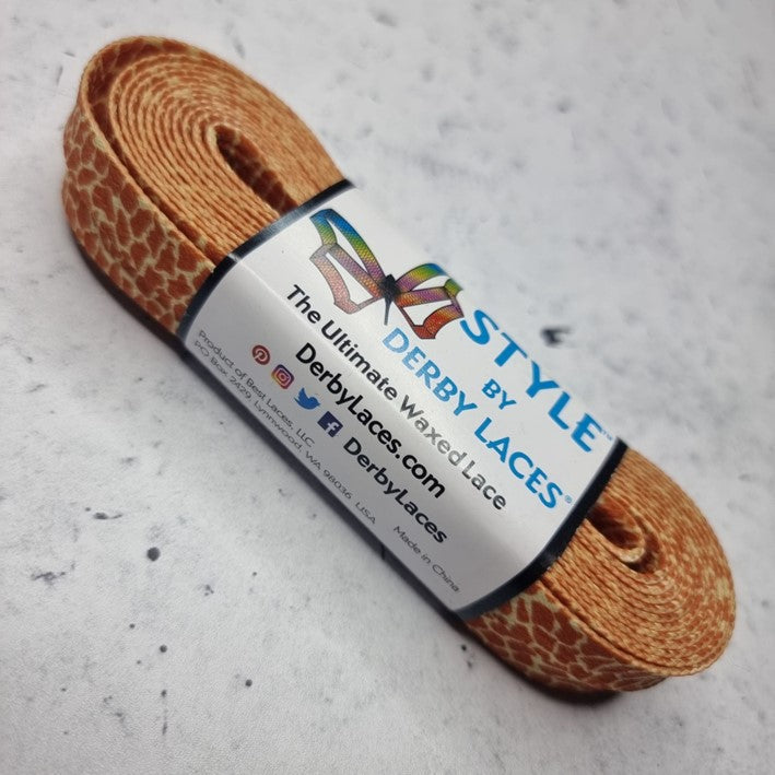 Derby Laces Waxed Style Laces 72" (183cm) - Lucky Skates