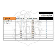 Disco Blox Grind Blocks Ophira Size Chart - Lucky Skates