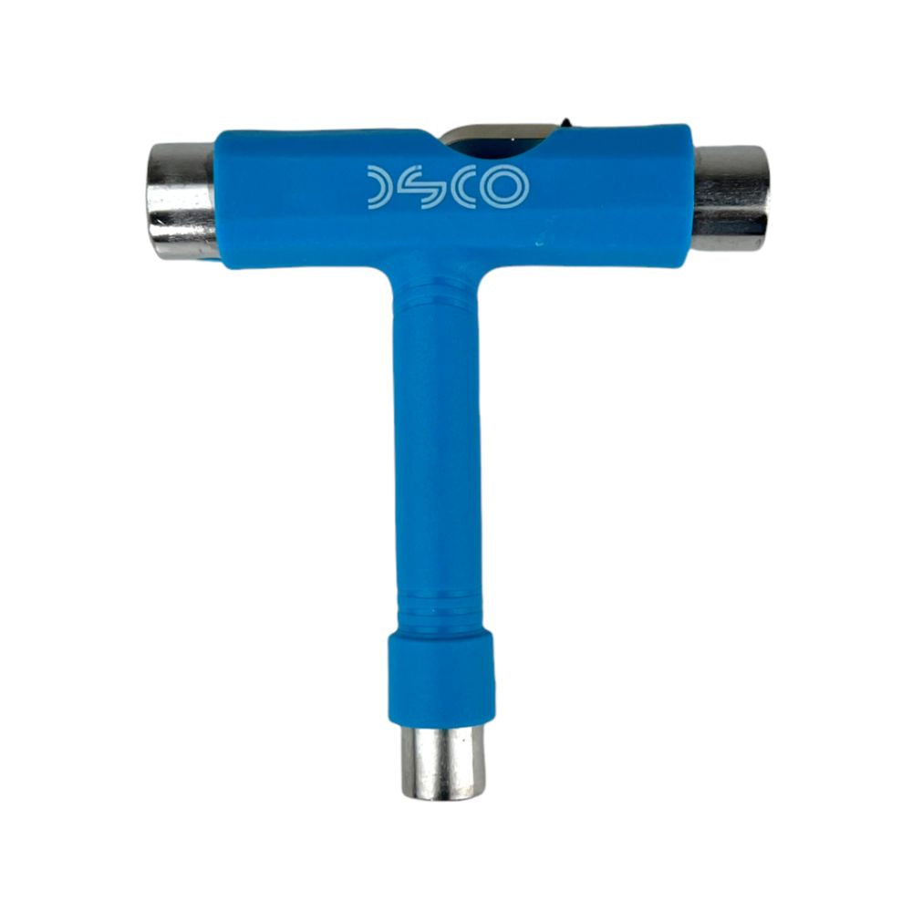 DSCO Roller Skate / Skateboard T Tool 3/8", 9/16” and 1/2” sockets Blue - Lucky Skates