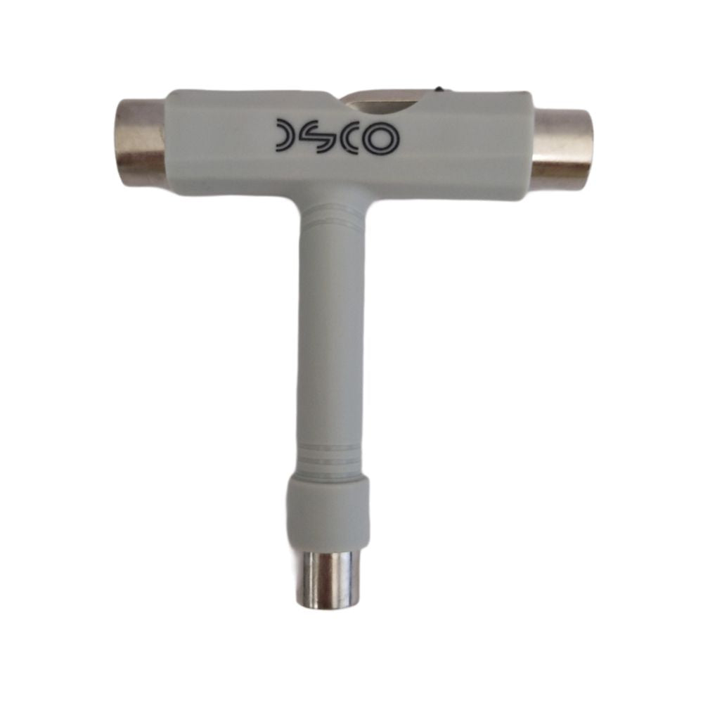 DSCO Roller Skate / Skateboard T Tool 3/8", 9/16” and 1/2” sockets Grey - Lucky Skates