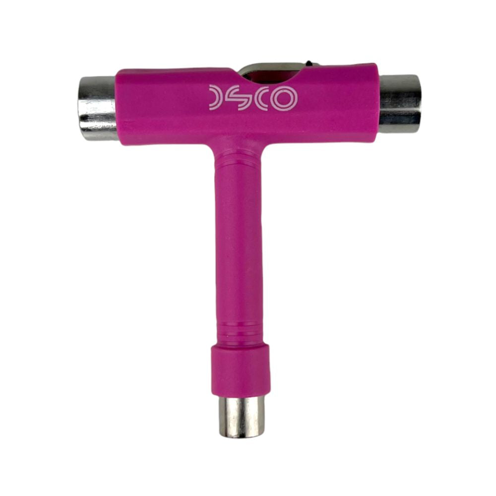 DSCO Roller Skate / Skateboard T Tool 3/8", 9/16” and 1/2” sockets pink - Lucky Skates