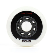 Echo Drift Aggressive Outoor Inline Skate Wheels 80mm 85a 4 Pack White Cream - Lucky Skates 