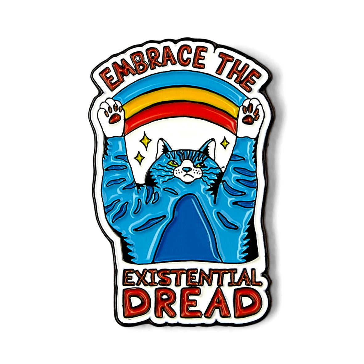 Threadheads Embrace the Existential Dread Pin - Lucky Skates