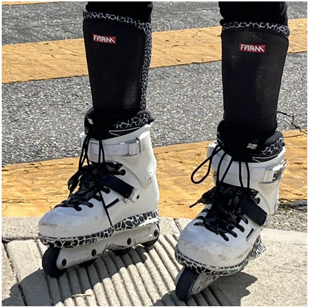 Ennui Park Chris Farmer Pro Shin Guards - Lucky Skates
