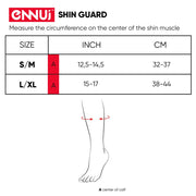 Ennui Skate Shin Guards Size Chart - Lucky Skates 