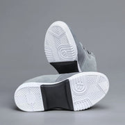 Epic Dash Grind Shoes Soap Shoes Grey Low Cut, Shoes With Grind Blocks - Lucky Skates