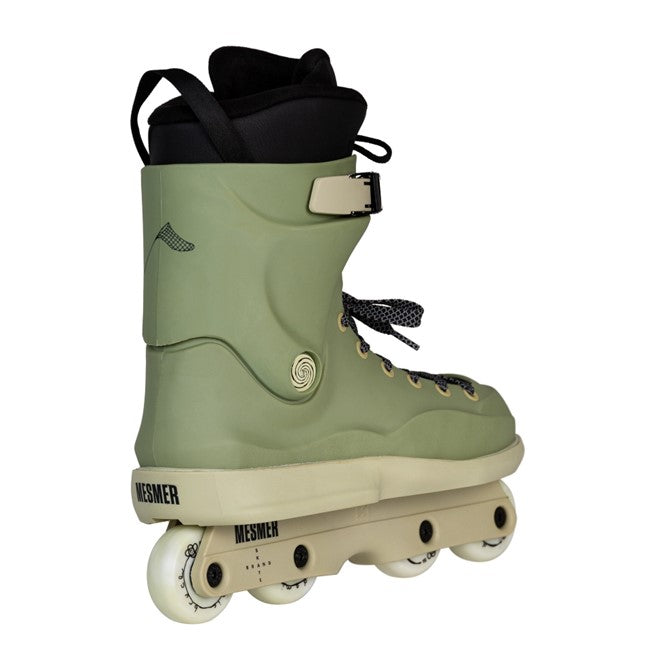 Mesmer Throne Dominic Bruce Green Aggressive Inline Skates - Lucky Skates