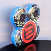 Eulogy Jeff Dalnas Alien Aggressive Blue Inline Wheels 58mm 90A 4 pack - Lucky Skates 