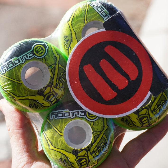 Eulogy Pro Eric Schrijn Inline Aggressive Wheels Green 58mm 89A - 4 Pack - Lucky Skates